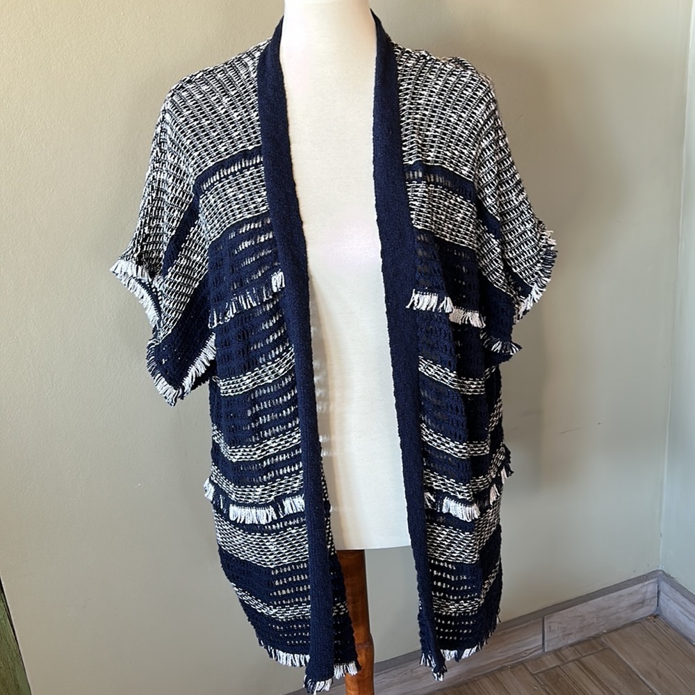 Lucky Brand Fringe Cardigan NWOT